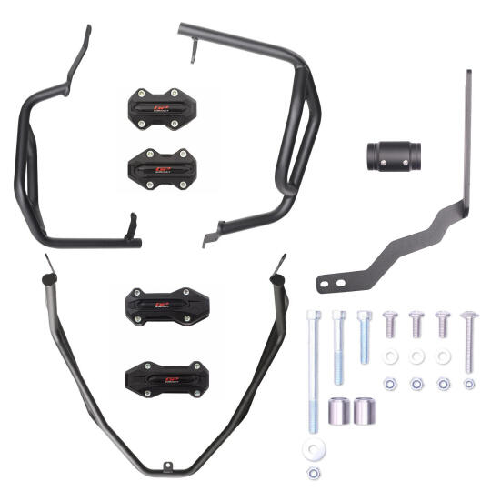 GP Kompozit Honda NT 1100 2022-2025 Uyumlu Motor Koruma Demiri Siyah - 6