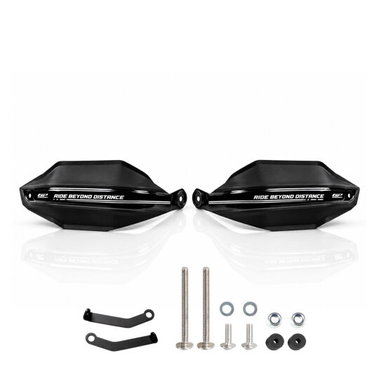 GP Kompozit Honda NT 1100 2022-2025 Uyumlu Plastik Elcik Koruma Siyah - 4