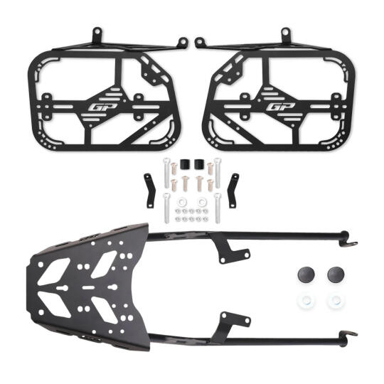 GP Kompozit Honda NX 500 2025-2026 Uyumlu Arka ve Yan Çanta Demiri Seti Siyah - 7