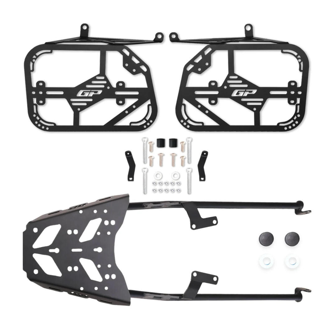 GP Kompozit Honda NX 500 2025-2026 Uyumlu Arka ve Yan Çanta Demiri Seti Siyah - 7