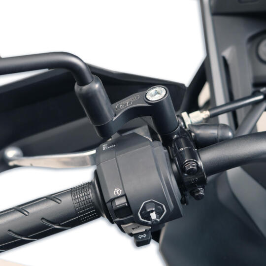 GP Kompozit Honda NX 500 2025-2026 Uyumlu Ayna Genişletme Siyah - 3