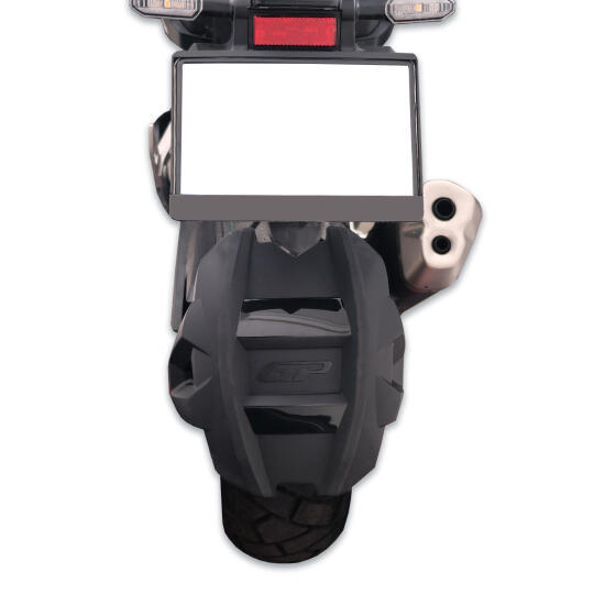 GP Kompozit Honda NX 500 2025-2026 Uyumlu Çamur Sıyırıcı Siyah - 4