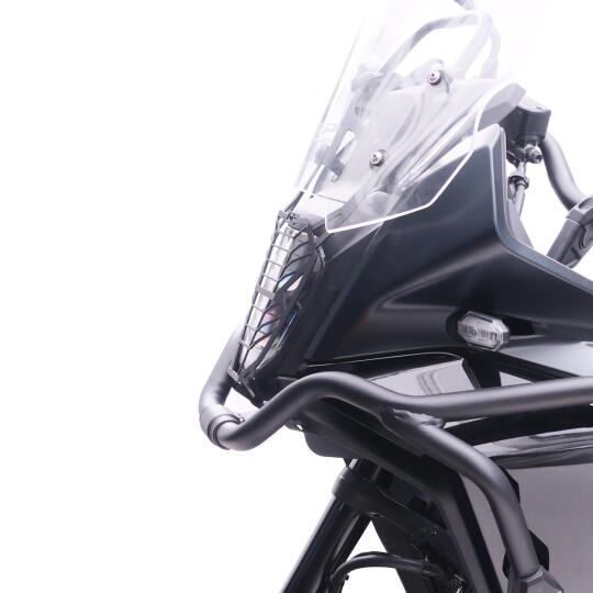 GP Kompozit Honda NX 500 2025-2026 Uyumlu Far Koruma Siyah - 4