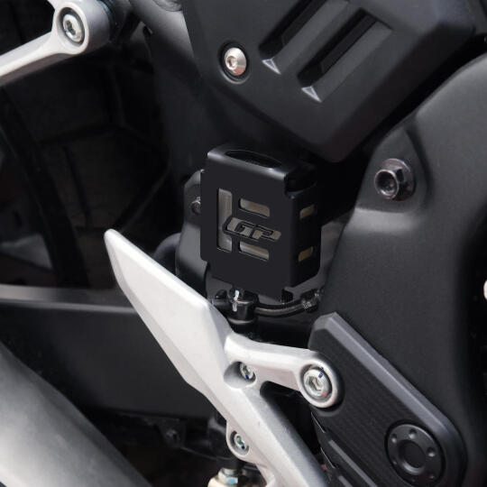 GP Kompozit Honda NX 500 2025-2026 Uyumlu Fren Rezervuarı Koruma Kapağı Siyah (1)