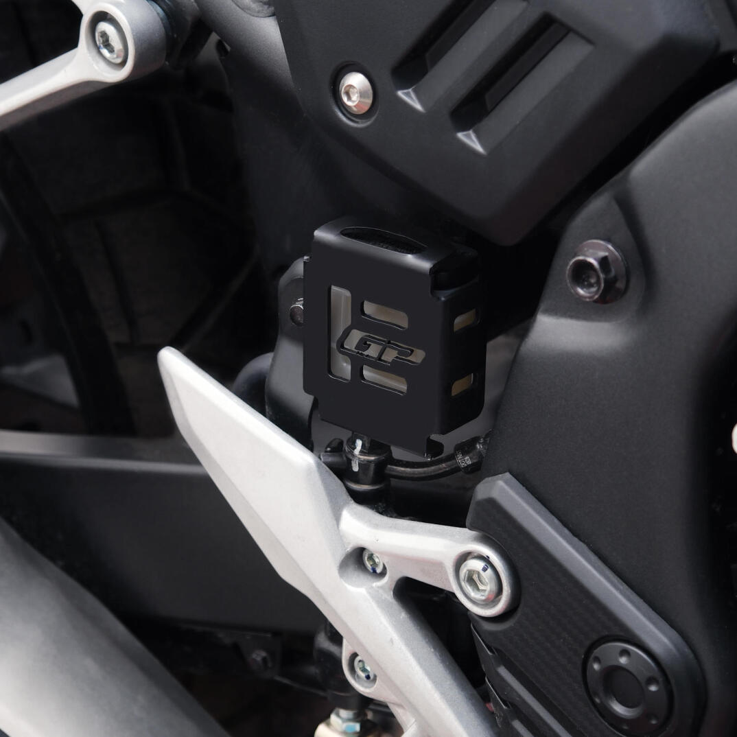 GP Kompozit Honda NX 500 2025-2026 Uyumlu Fren Rezervuarı Koruma Kapağı Siyah - 2