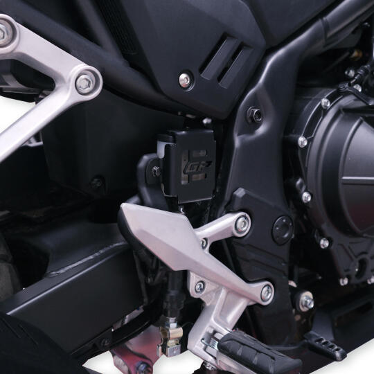 GP Kompozit Honda NX 500 2025-2026 Uyumlu Fren Rezervuarı Koruma Kapağı Siyah - 3