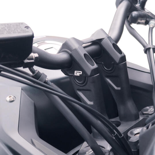 GP Kompozit Honda NX 500 2025-2026 Uyumlu Gidon Yükseltme Siyah - 3