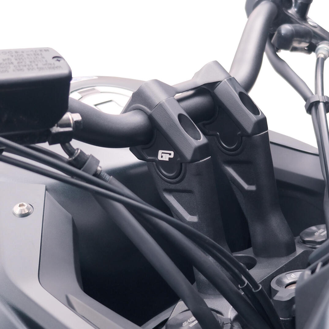 GP Kompozit Honda NX 500 2025-2026 Uyumlu Gidon Yükseltme Siyah - 3
