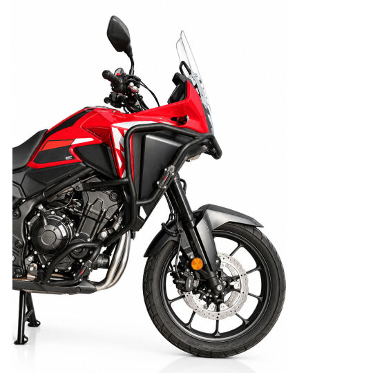 GP Kompozit Honda NX 500 2025-2026 Uyumlu Motor Koruma Demiri Üst Kısım Siyah (1)