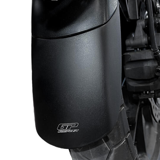 GP Kompozit Honda NX 500 2025-2026 Uyumlu Ön Çamurluk Uzatma Siyah (1)
