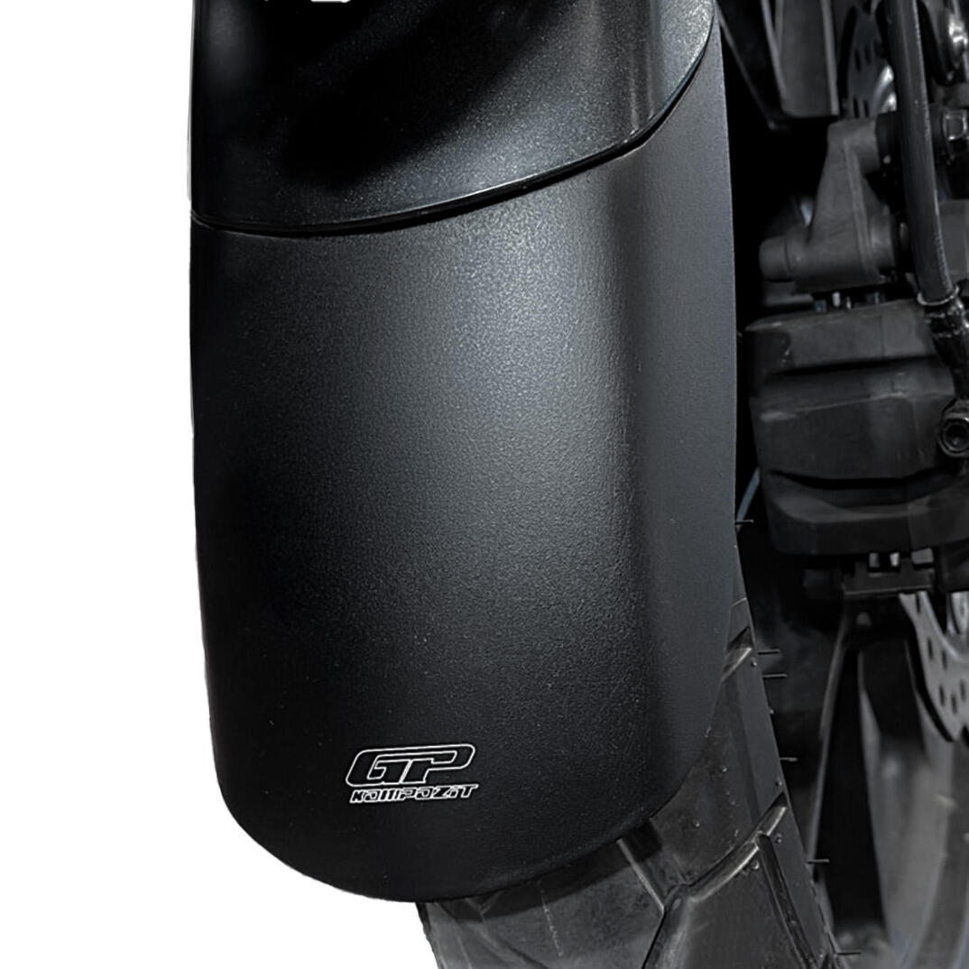 GP Kompozit Honda NX 500 2025-2026 Uyumlu Ön Çamurluk Uzatma Siyah - 2