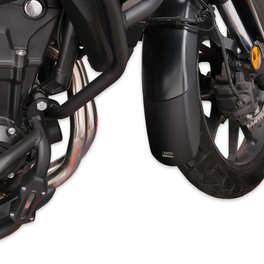 GP Kompozit Honda NX 500 2025-2026 Uyumlu Ön Çamurluk Uzatma Siyah - 3