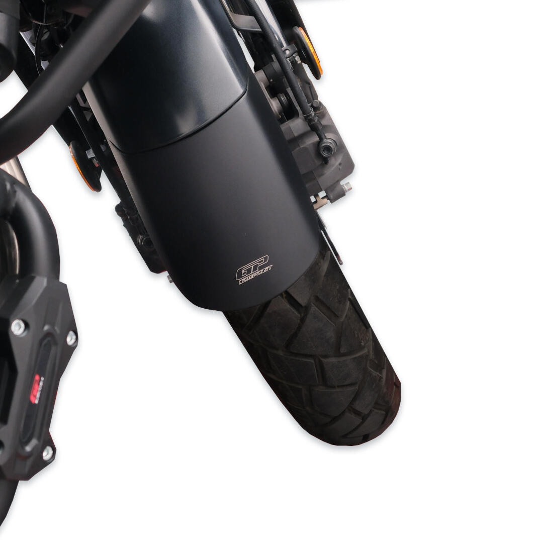 GP Kompozit Honda NX 500 2025-2026 Uyumlu Ön Çamurluk Uzatma Siyah - 4