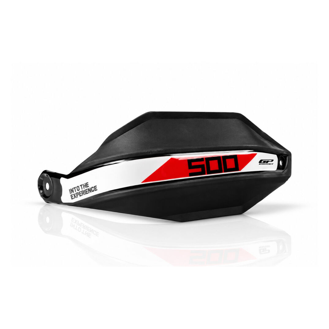 GP Kompozit Honda NX 500 2025-2026 Uyumlu Plastik Elcik Koruma Beyaz-Kırmızı - 3