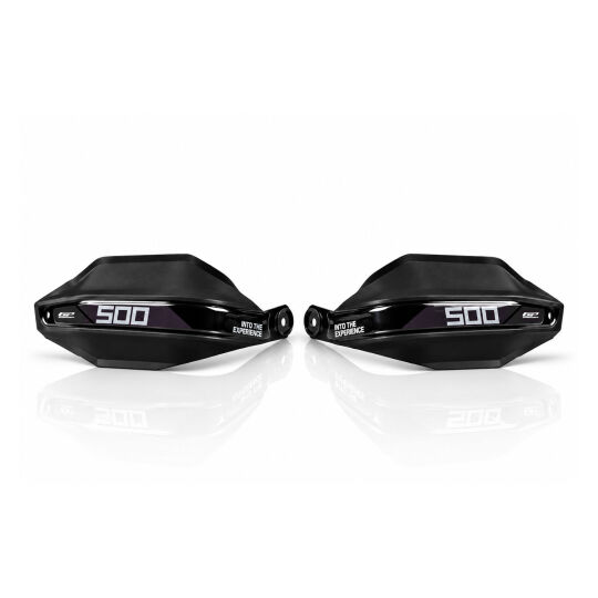 GP Kompozit Honda NX 500 2025-2026 Uyumlu Plastik Elcik Koruma Siyah-Gri