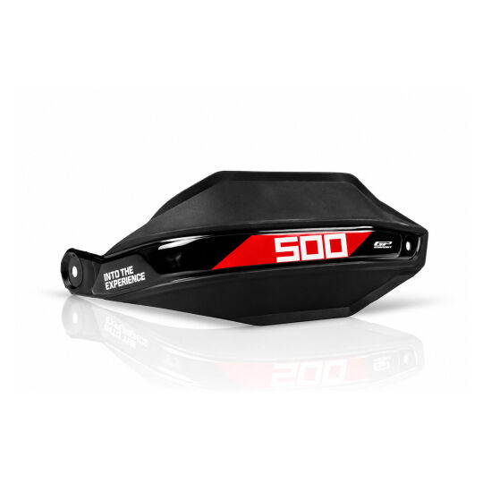 GP Kompozit Honda NX 500 2025-2026 Uyumlu Plastik Elcik Koruma Siyah-Kırmızı - 3