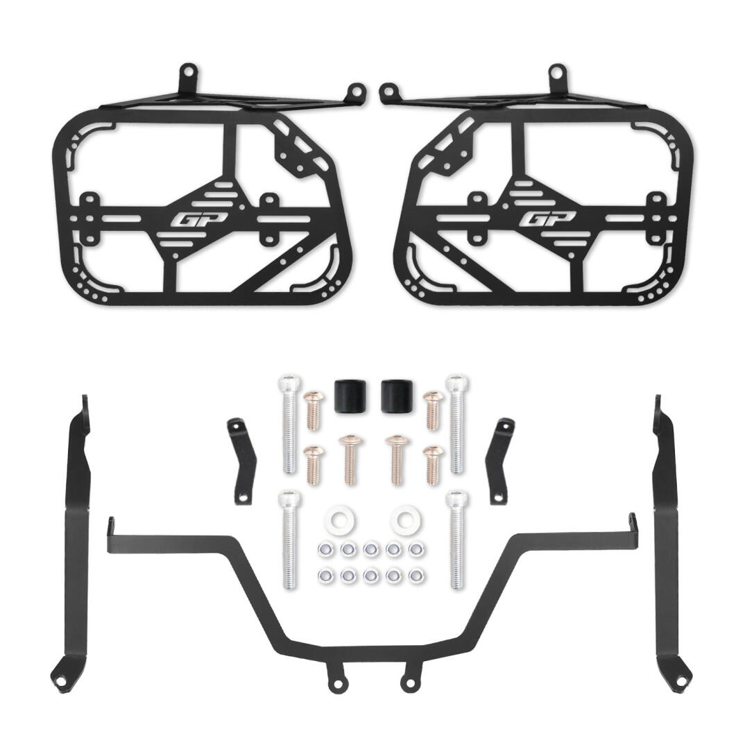 GP Kompozit Honda NX 500 2025-2026 Uyumlu Yan Çanta Demiri Siyah - 6