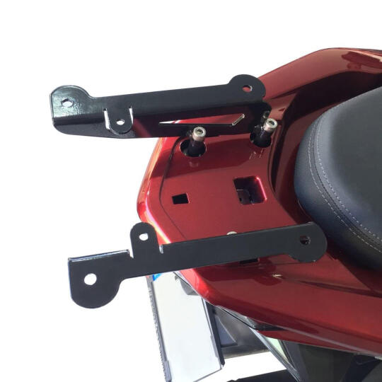 GP Kompozit Honda PCX 125 / 150 2011-2026 Uyumlu Arka Çanta Demiri Siyah (1)