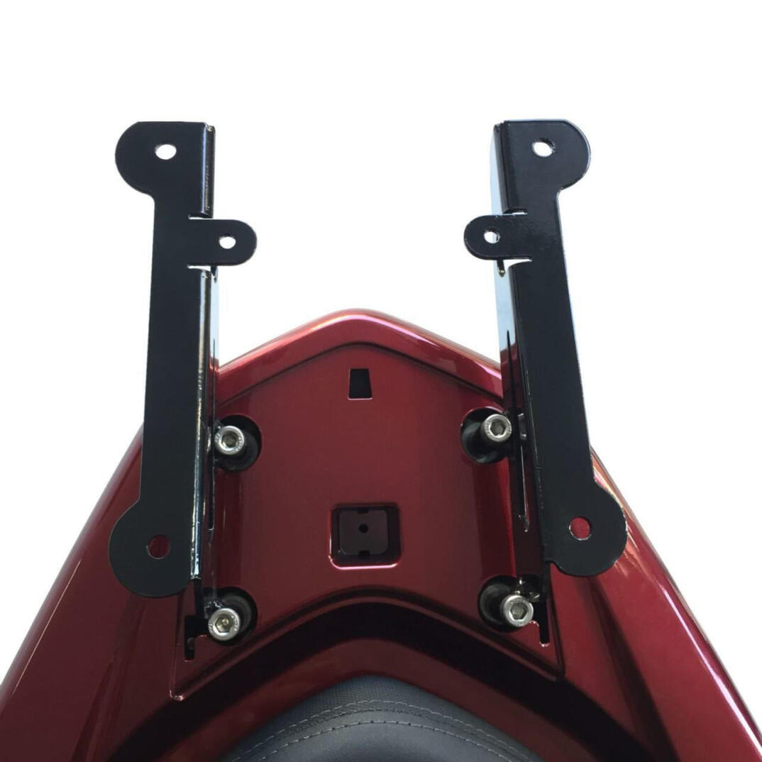 GP Kompozit Honda PCX 125 / 150 2011-2026 Uyumlu Arka Çanta Demiri Siyah - 3
