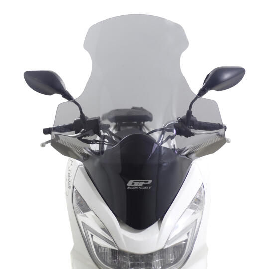 GP Kompozit Honda PCX 125 / 150 2014-2017 Uyumlu Elcikli Ön Cam Füme - 6