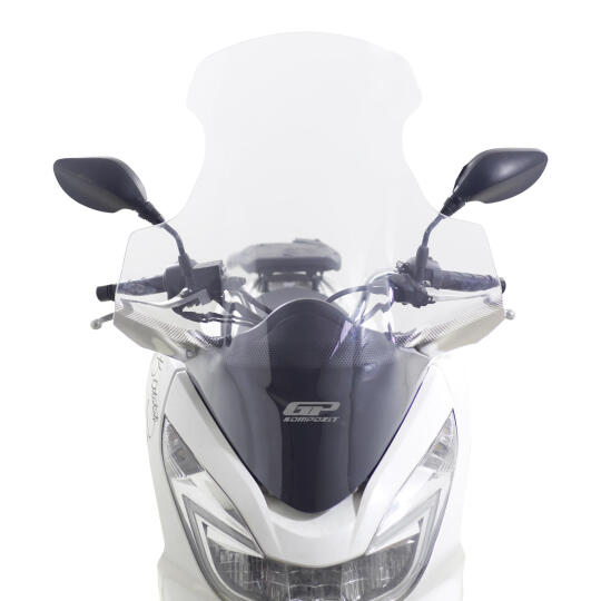 GP Kompozit Honda PCX 125 / 150 2014-2017 Uyumlu Elcikli Ön Cam Şeffaf - 6