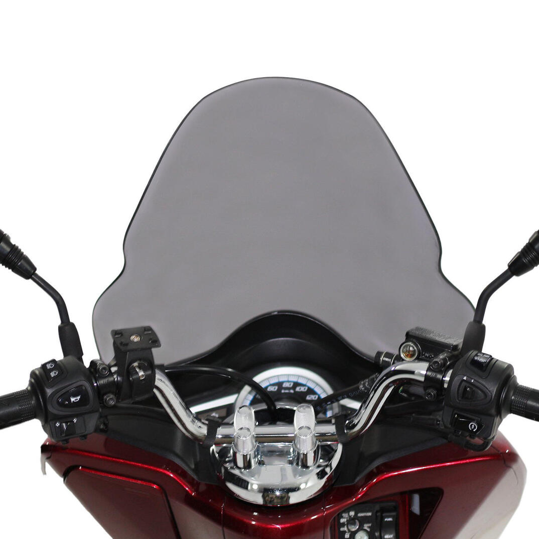 GP Kompozit Honda PCX 125 / 150 2014-2017 Uyumlu Ön Cam Füme - 5