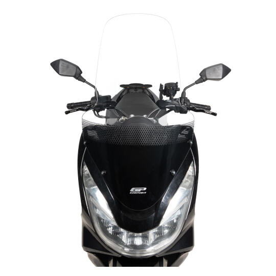 GP Kompozit Honda PCX 125 / 150 2014-2017 Uyumlu Ön Tur Cam Şeffaf (1)