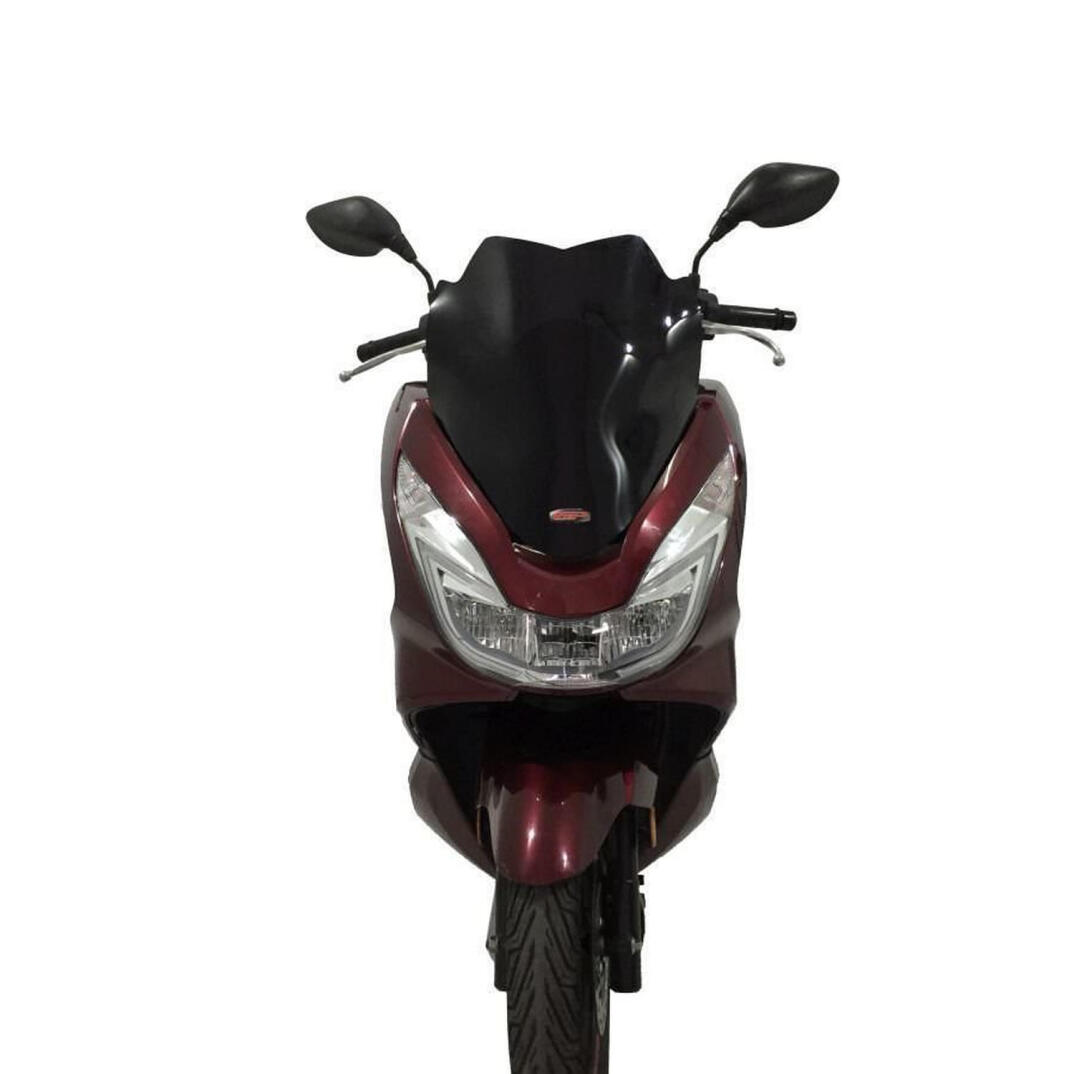 GP Kompozit Honda PCX 125 / 150 2014-2017 Uyumlu Spor Ön Cam Siyah - 3