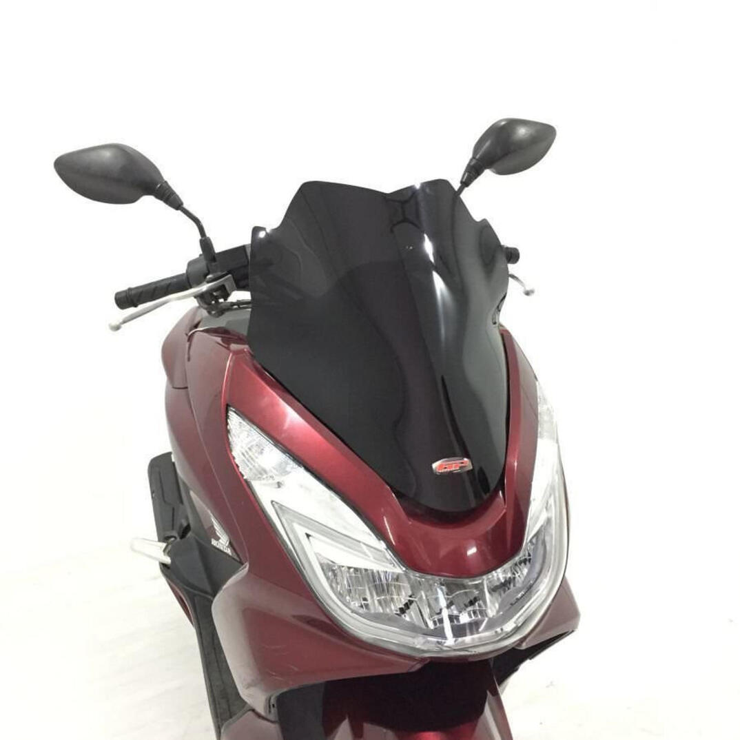 GP Kompozit Honda PCX 125 / 150 2014-2017 Uyumlu Spor Ön Cam Siyah - 4