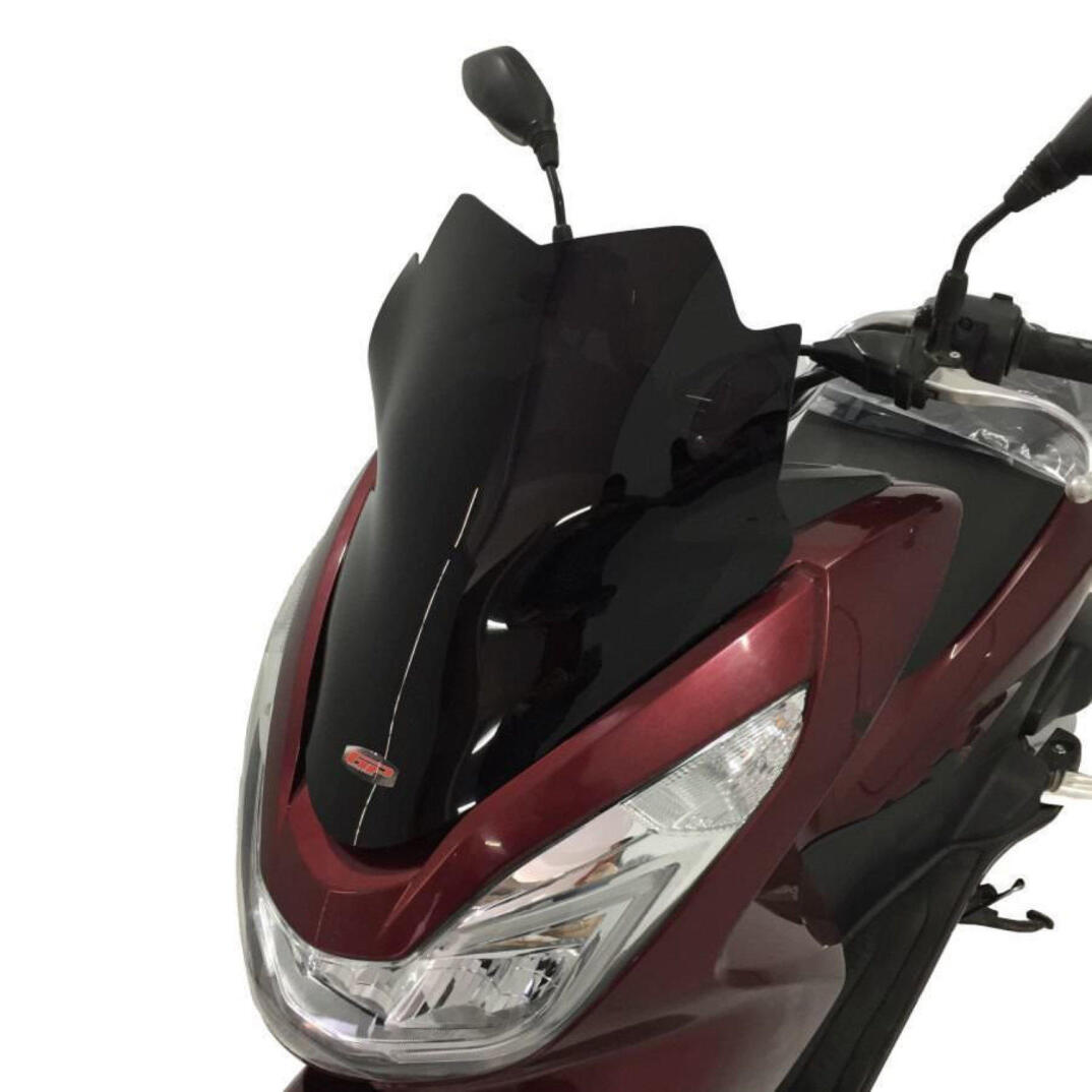 GP Kompozit Honda PCX 125 / 150 2014-2017 Uyumlu Spor Ön Cam Siyah - 5