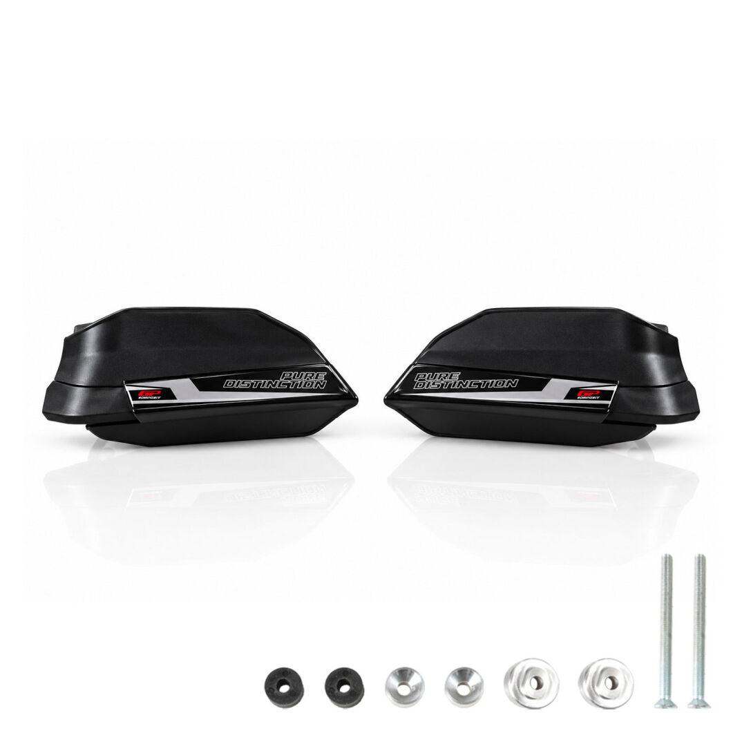 GP Kompozit Honda PCX 125 / 150 2014-2024 Uyumlu Plastik Elcik Koruma Siyah - 4