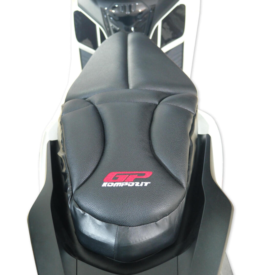 GP Kompozit Honda PCX 125 / 150 2014-2026 Uyumlu Motosiklet Konfor Sele Kılıfı Siyah - 3