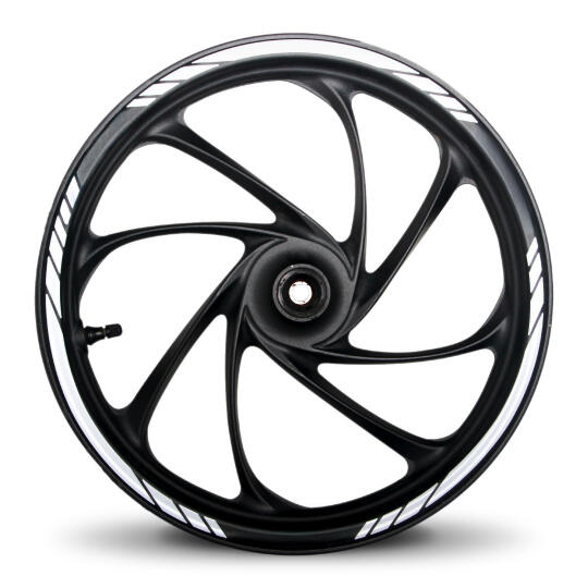 GP Kompozit Honda PCX 125 / 150 2014-2026 Uyumlu Yeni Seri Jant Şeridi Reflektif Gri (1)