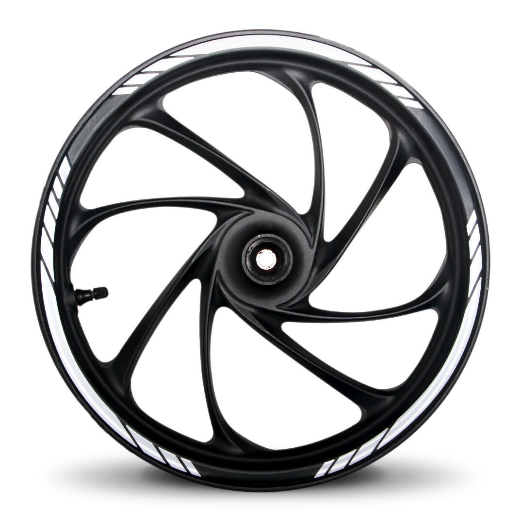 GP Kompozit Honda PCX 125 / 150 2014-2026 Uyumlu Yeni Seri Jant Şeridi Reflektif Gri - 2