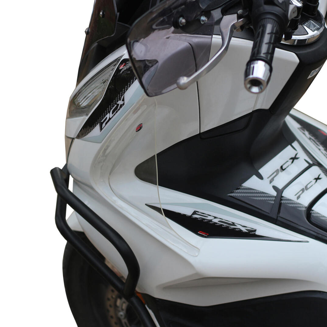 GP Kompozit Honda PCX 125 / 150 2018-2020 Uyumlu Bacak Koruma Füme - 3