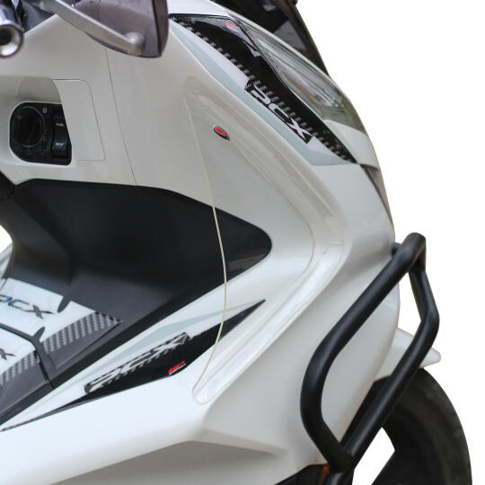 GP Kompozit Honda PCX 125 / 150 2018-2020 Uyumlu Bacak Koruma Füme - 4