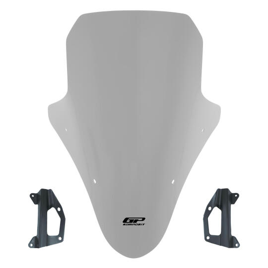 GP Kompozit Honda PCX 125 / 150 2018-2020 Uyumlu Ön Cam Gri