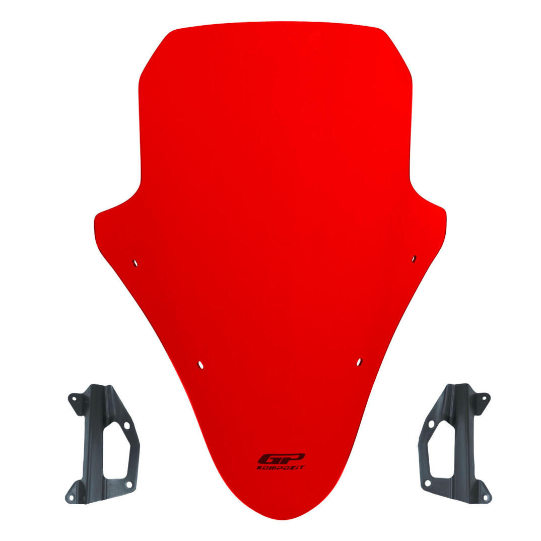 GP Kompozit Honda PCX 125 / 150 2018-2020 Uyumlu Ön Cam Kırmızı - 1