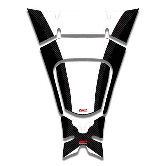GP Kompozit Honda PCX 125 / 150 2018-2020 Uyumlu Tank Pad Seti Beyaz