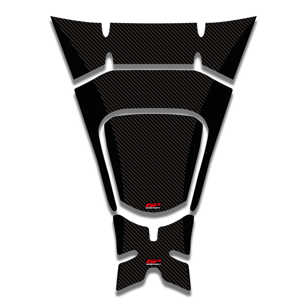 GP Kompozit Honda PCX 125 / 150 2018-2020 Uyumlu Tank Pad Seti Siyah - 1
