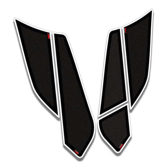 GP Kompozit Honda PCX 125 / 150 2018-2020 Uyumlu Yan Alt Ayak Pad Beyaz (1)