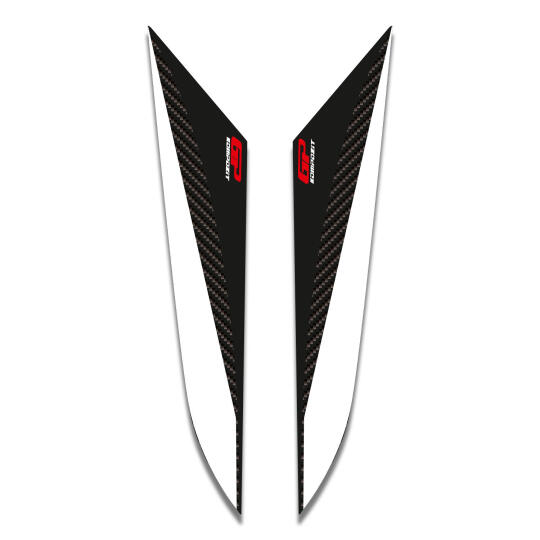 GP Kompozit Honda PCX 125 / 150 2018-2020 Uyumlu Yan Pad Beyaz