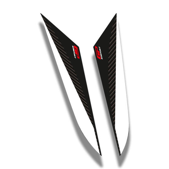 GP Kompozit Honda PCX 125 / 150 2018-2020 Uyumlu Yan Pad Beyaz (1)
