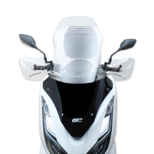 GP Kompozit Honda PCX 125 / 150 2018-2026 Uyumlu Elcik Koruma Şeffaf (1)