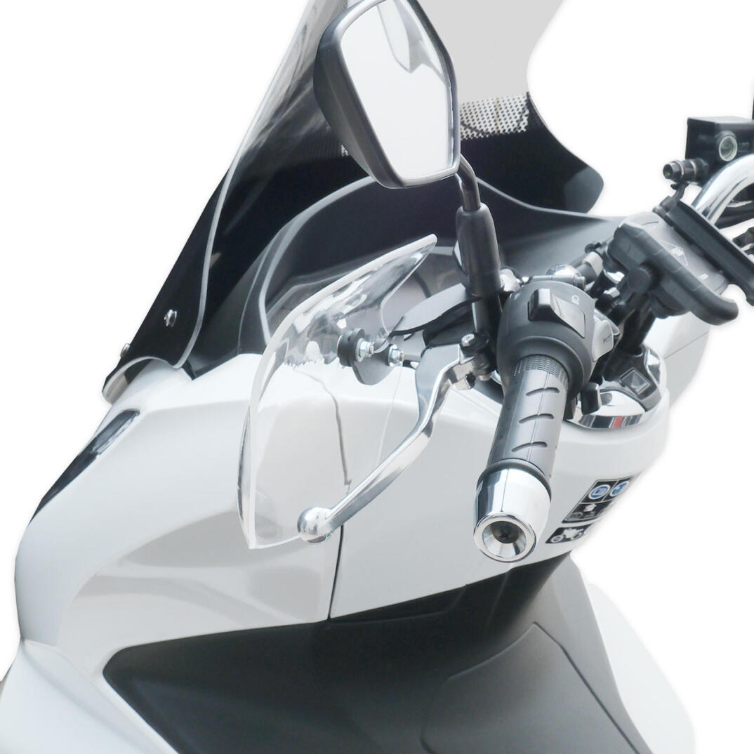 GP Kompozit Honda PCX 125 / 150 2018-2026 Uyumlu Elcik Koruma Şeffaf - 3