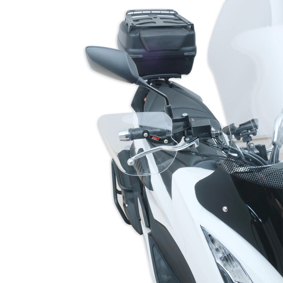 GP Kompozit Honda PCX 125 / 150 2018-2026 Uyumlu Elcik Koruma Şeffaf - 4