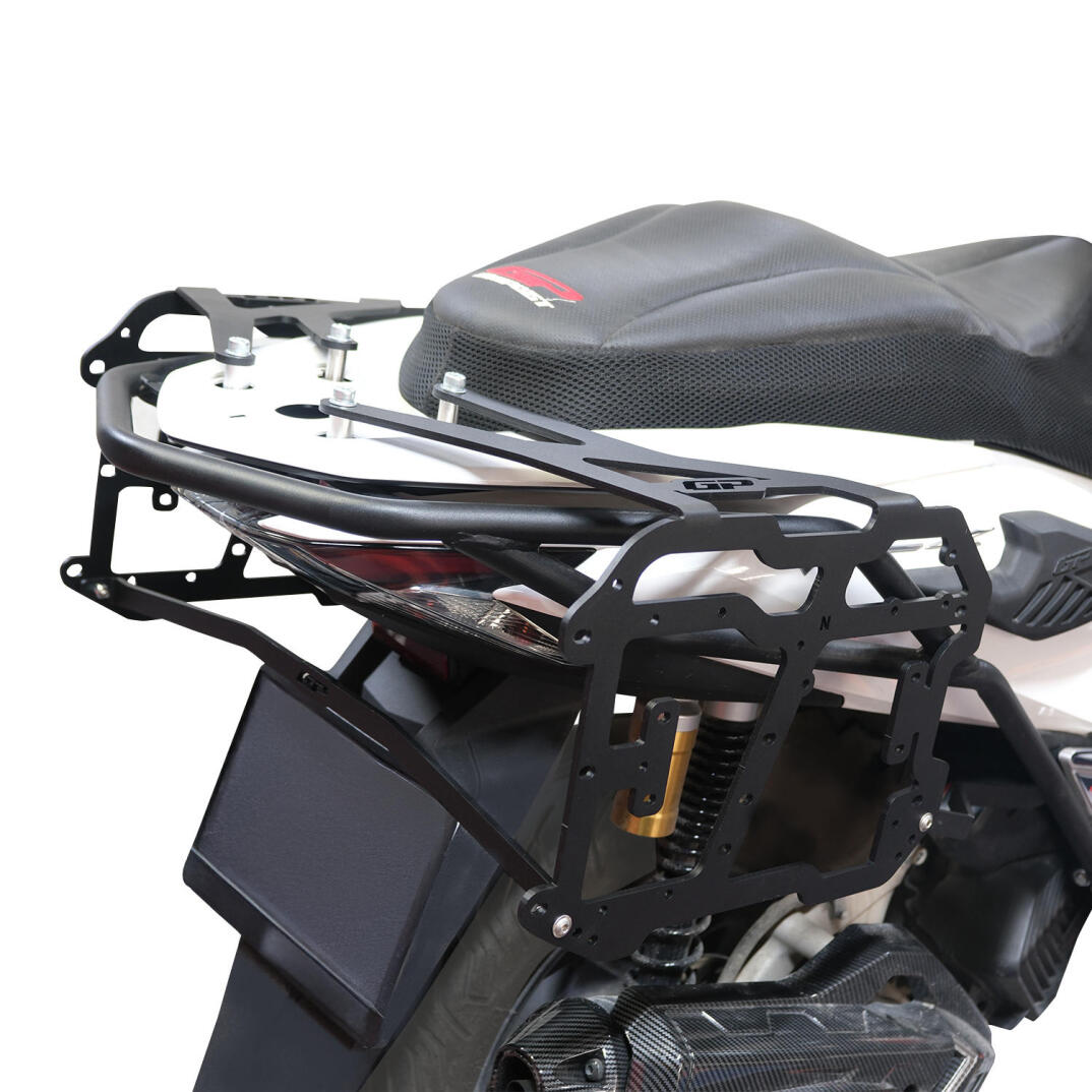 GP Kompozit Honda PCX 125 / 150 2018-2026 Uyumlu Yan Çanta Demiri Siyah - 4