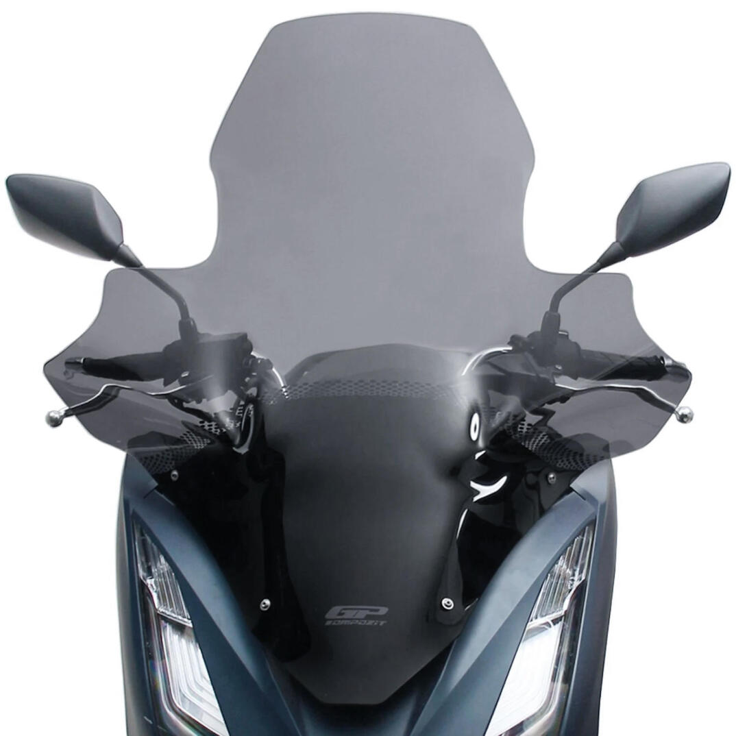 GP Kompozit Honda PCX 125 / 150 2021-2024 Uyumlu Elcikli Ön Cam Füme - 2