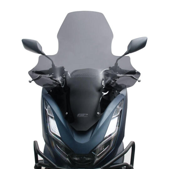 GP Kompozit Honda PCX 125 / 150 2021-2024 Uyumlu Elcikli Ön Cam Füme - 3