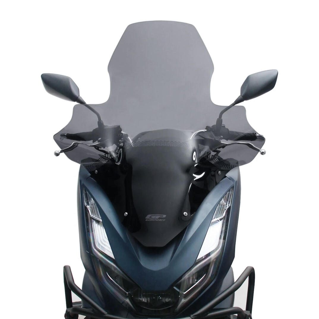 GP Kompozit Honda PCX 125 / 150 2021-2024 Uyumlu Elcikli Ön Cam Füme - 3